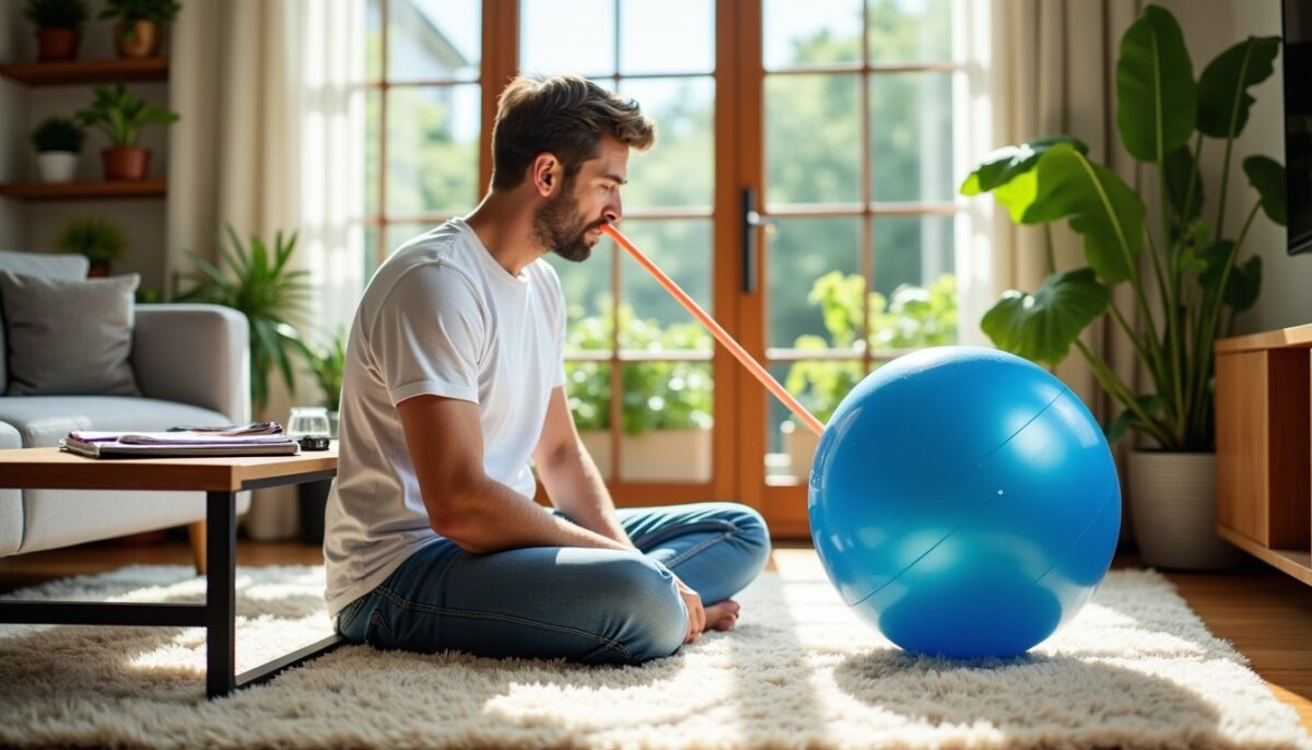 Astuce pratique : Comment gonfler votre ballon de gym sans pompe ?